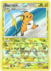 Raichu - 3/17 - Rare - Cracked Ice Reverse Holo